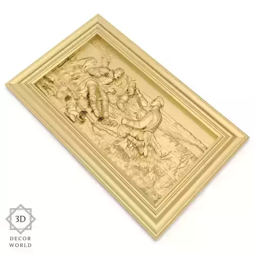 Panel 1 - Resting Hunters