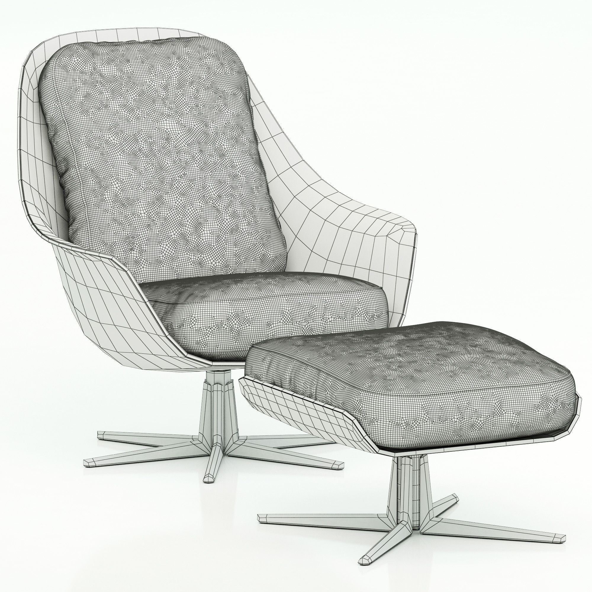 Flexform SVEVA 3D model_8