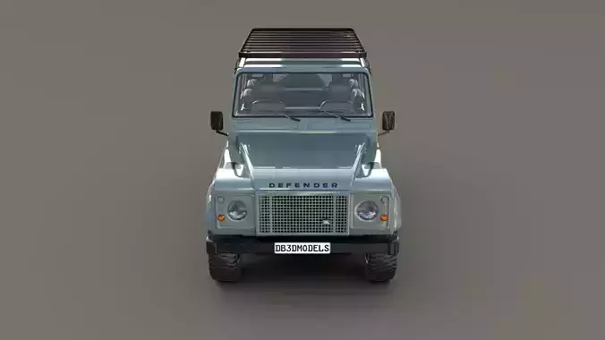 1985 Land Rover Defender 90 with interior ver 6