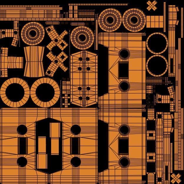 Compact cassette PBR 003 3D model_6