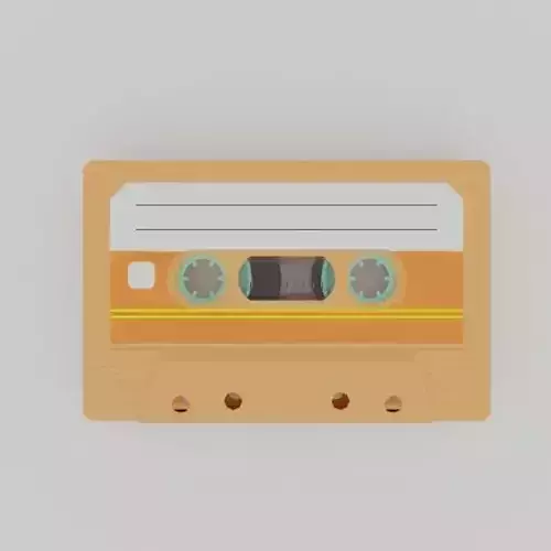 Compact cassette PBR 004 3D model