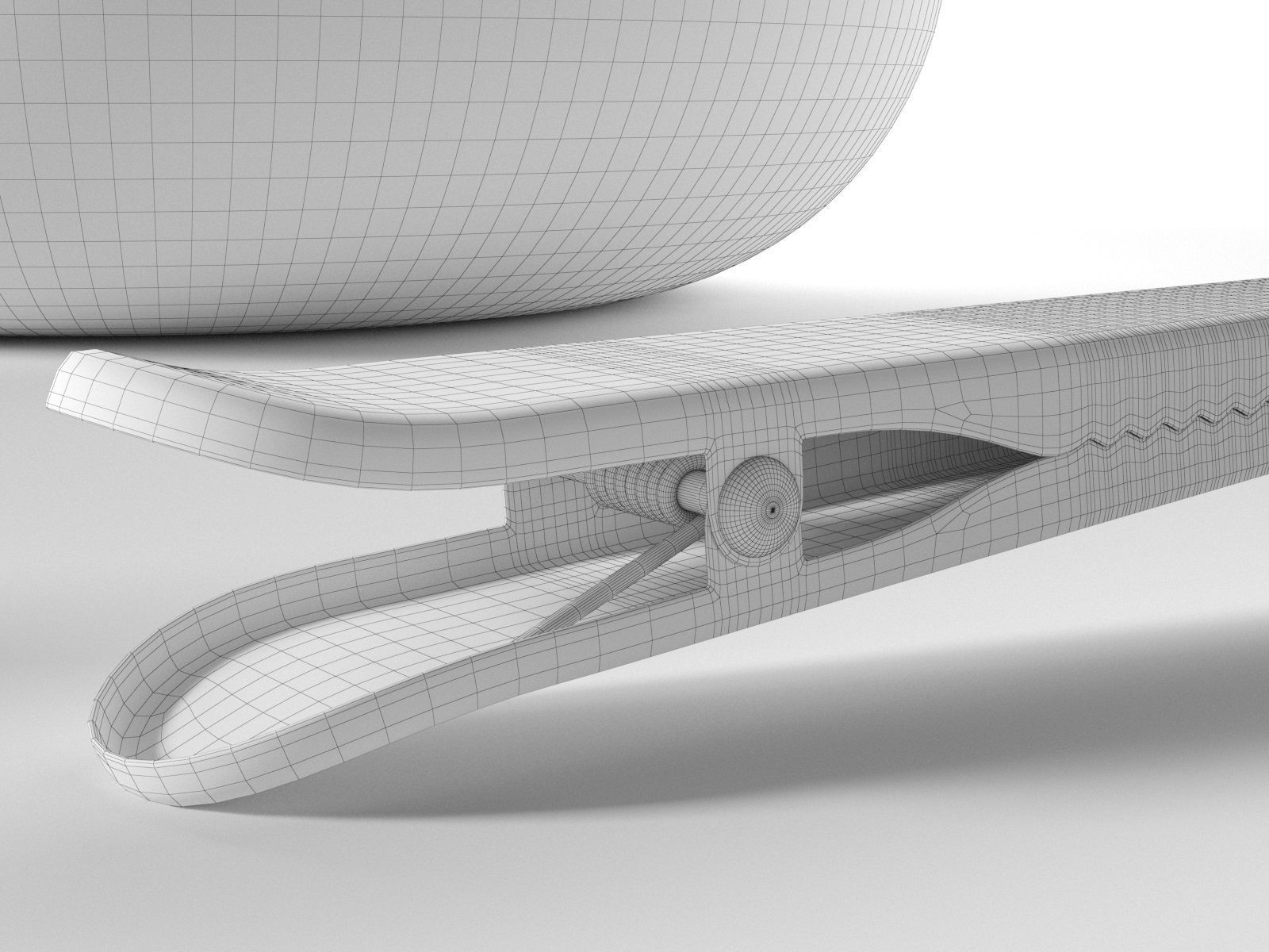 Bowls Cups Book and Clip Spoon Scoop 3D model_4