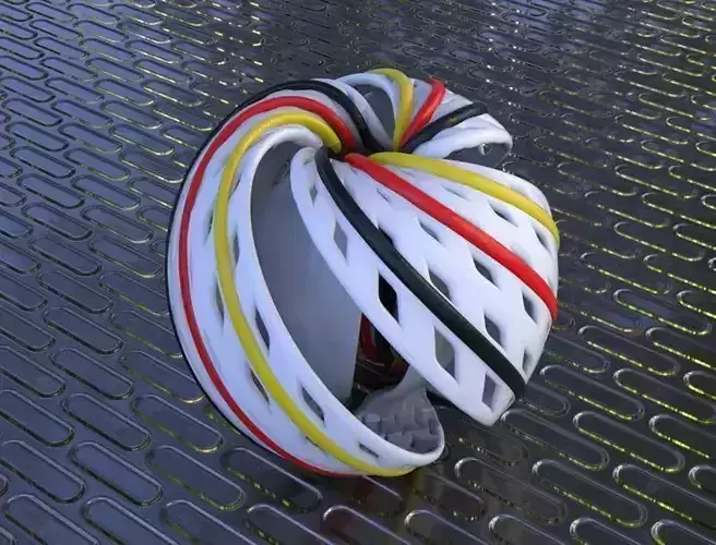 TRIPLY STRUCTURE LOOP 3D print model