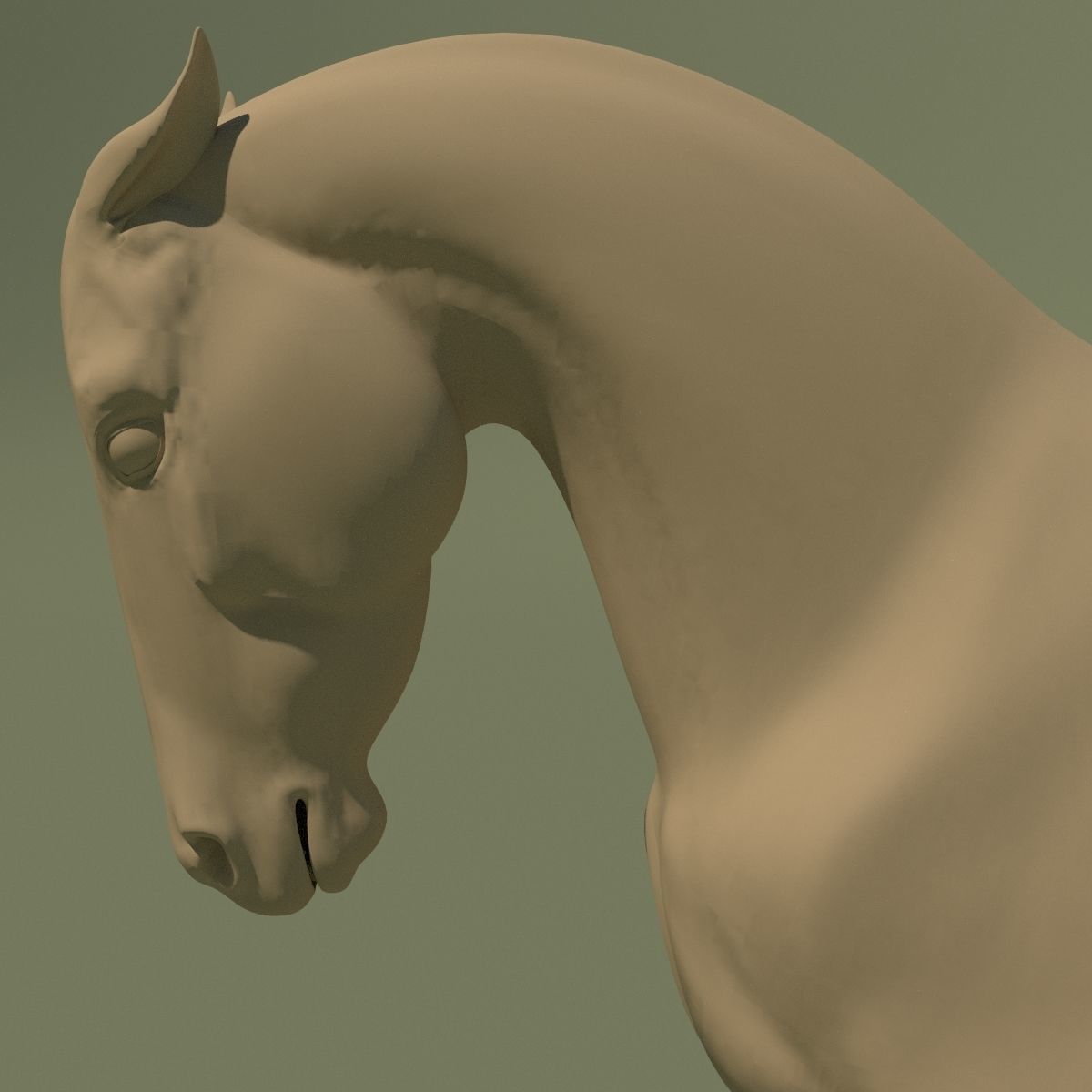 Animated Horse 10 colours 3D model_8