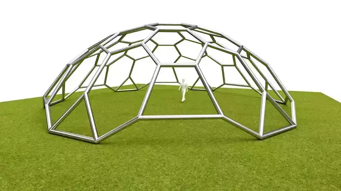 Dome hexagon pattern cover structure architecture engineering