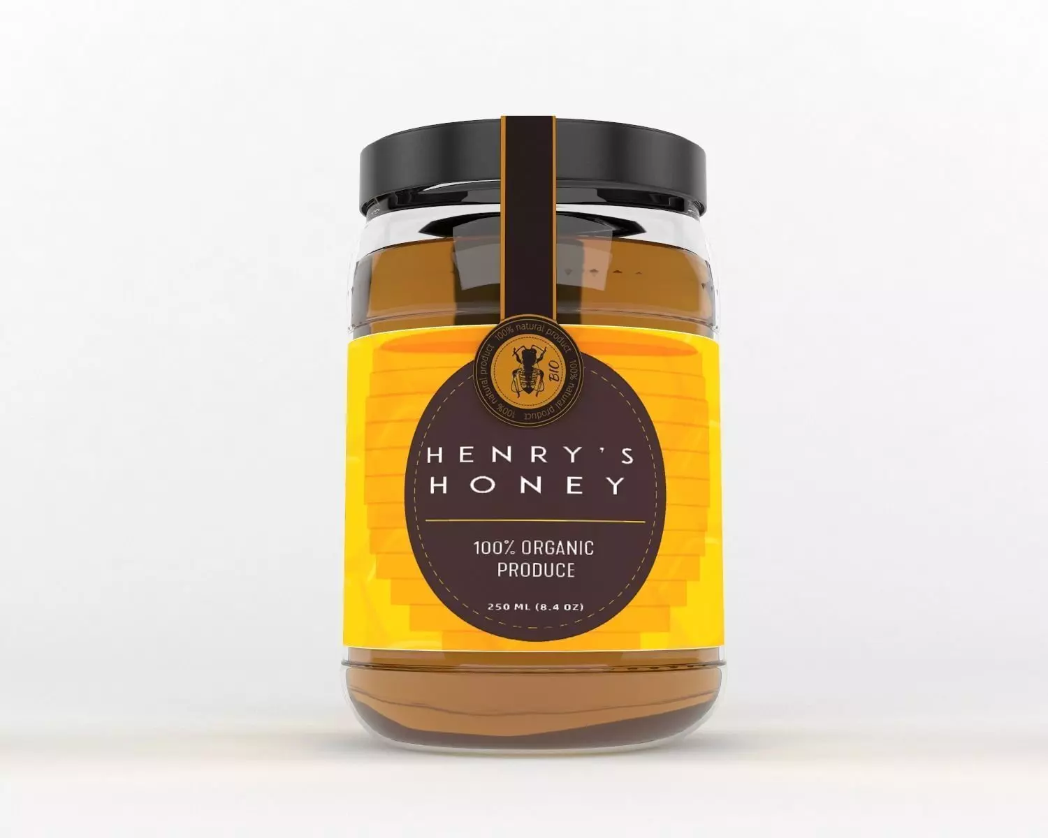 Honey Jar 3D model_0