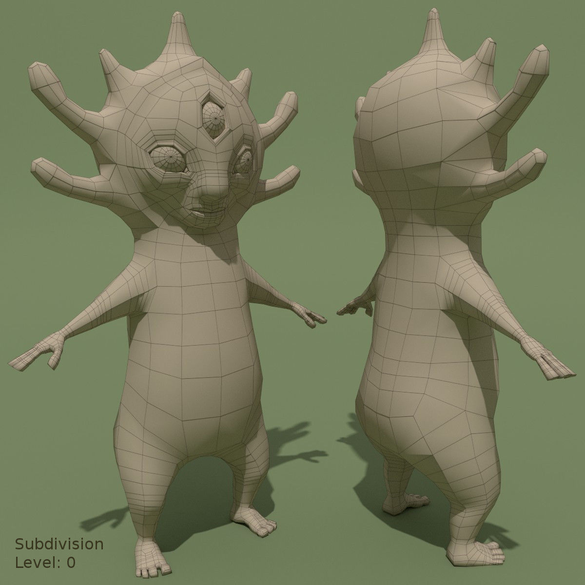 Mystical Monsters Collection 3D model_19