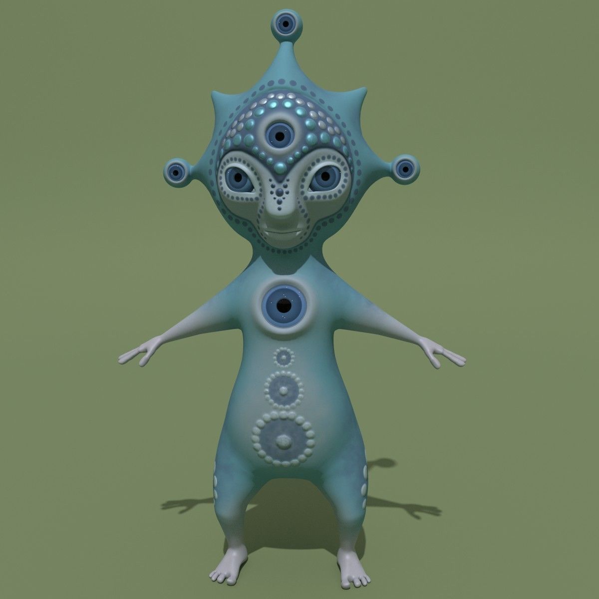 Mystical Monsters Collection 3D model_35