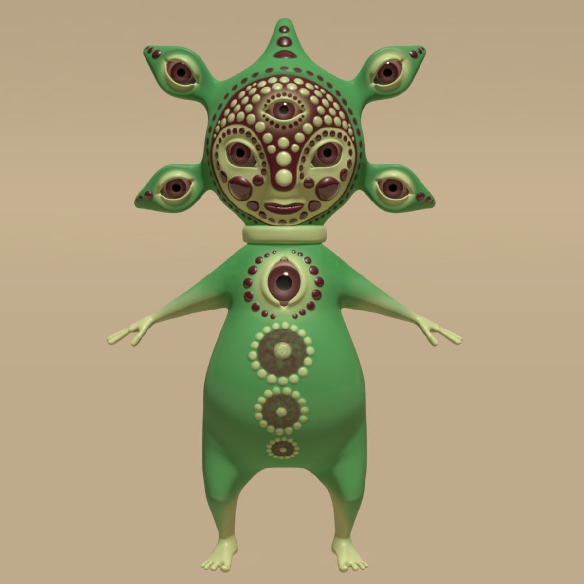 Mystical Monsters Collection 3D model_24