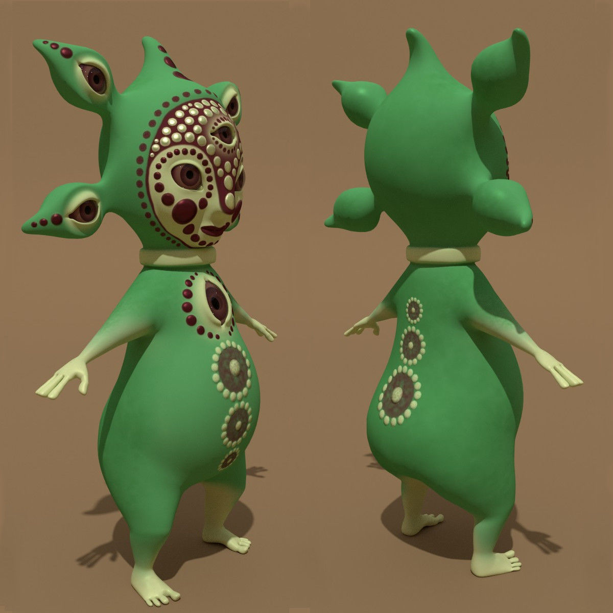 Mystical Monsters Collection 3D model_26