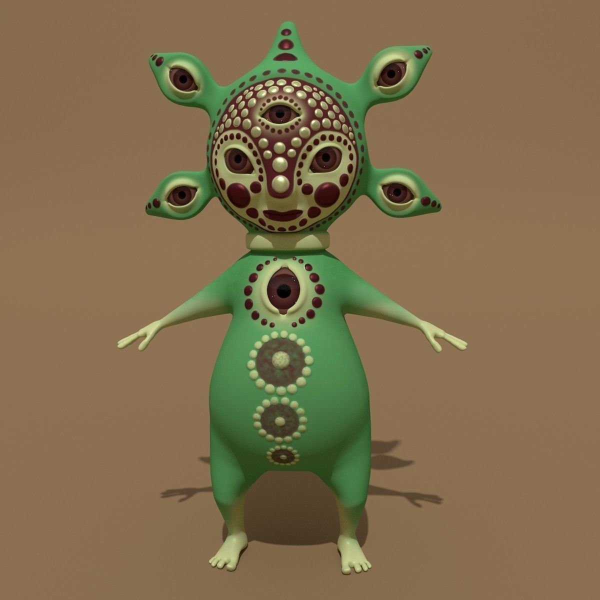 Mystical Monsters Collection 3D model_25