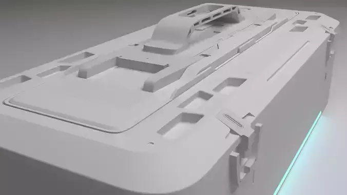 sci-fi crate 3D model sci-fi crate 3D model