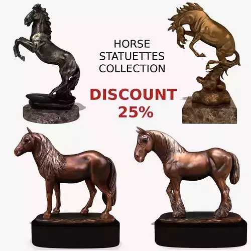 Horse Statuettes Collection volume 3