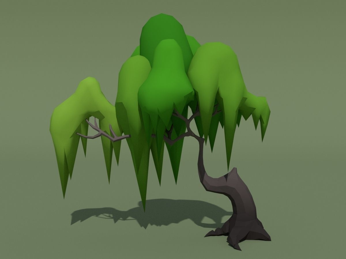 LowPoly Forest Pack Low-poly 3D model_20