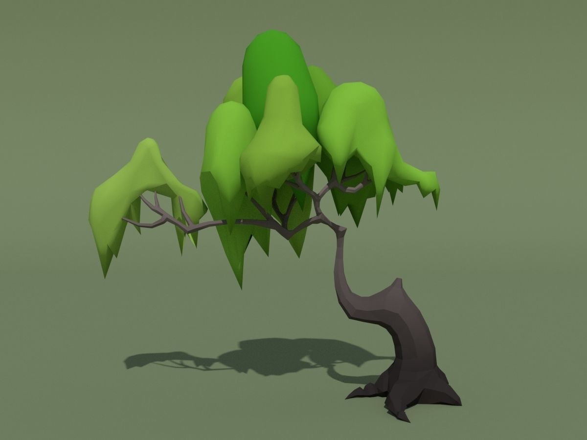 LowPoly Forest Pack Low-poly 3D model_22