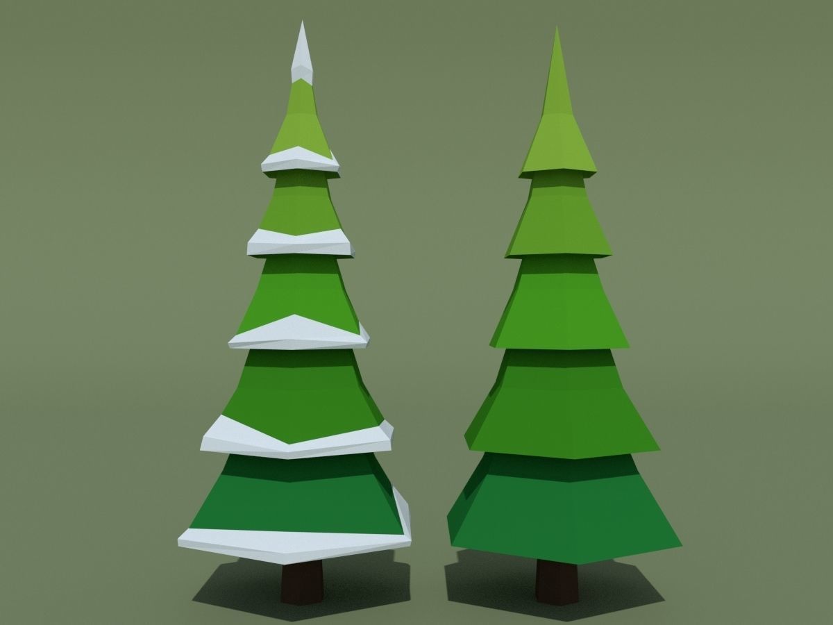 LowPoly Forest Pack Low-poly 3D model_50