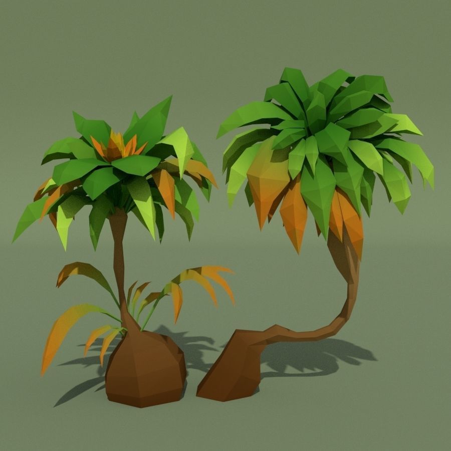 LowPoly Desert Pack Low-poly 3D model_12