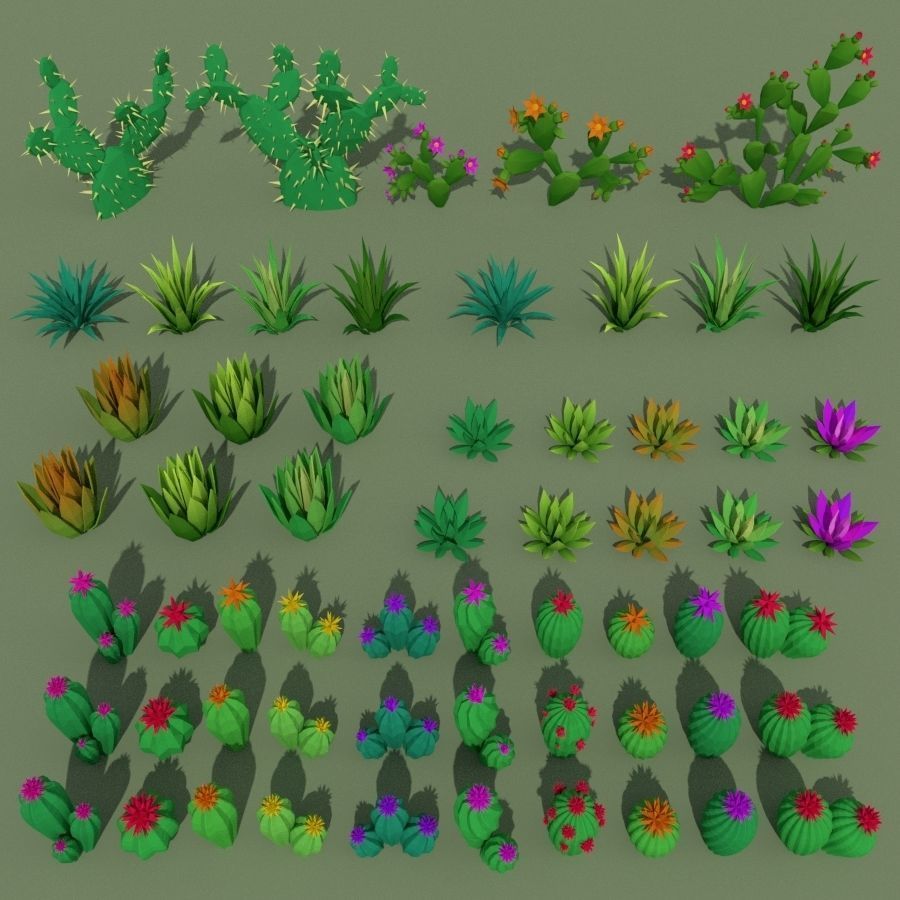 LowPoly Desert Pack Low-poly 3D model_30