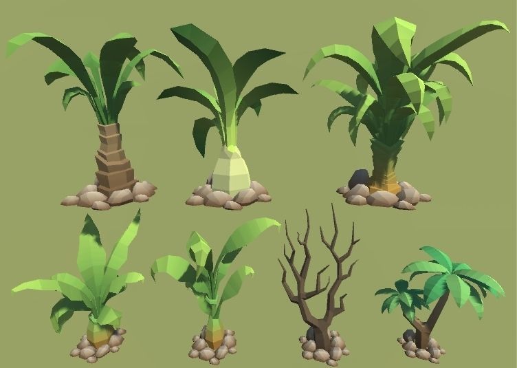 LowPoly Desert Pack Low-poly 3D model_6