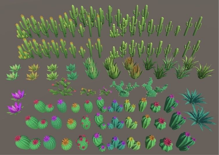 LowPoly Desert Pack Low-poly 3D model_9