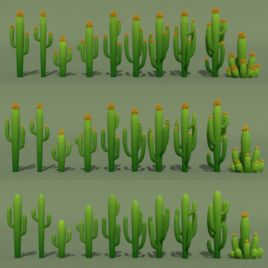 LowPoly Desert Pack Low-poly 3D model_29