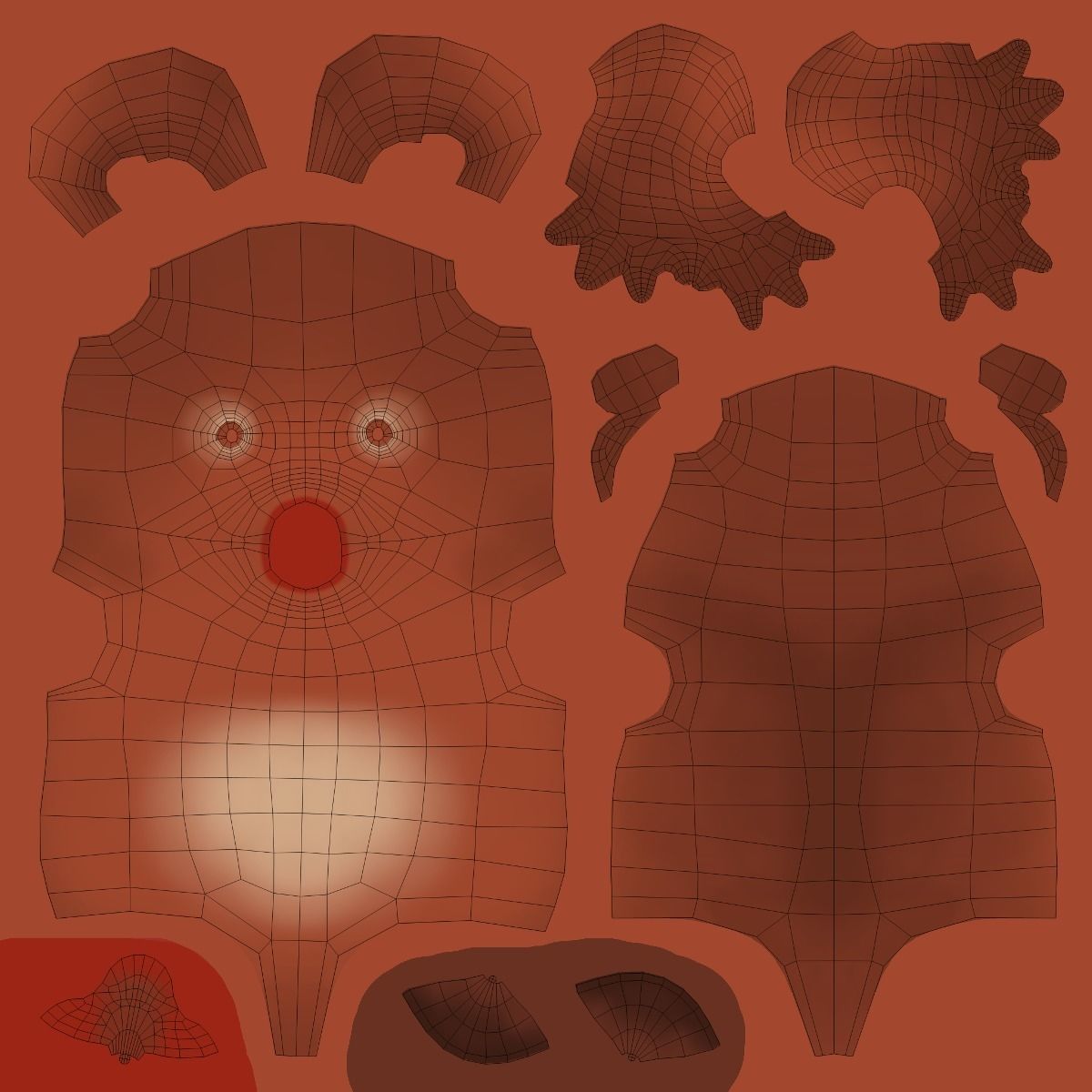 Chars Collection monster 3D model_91