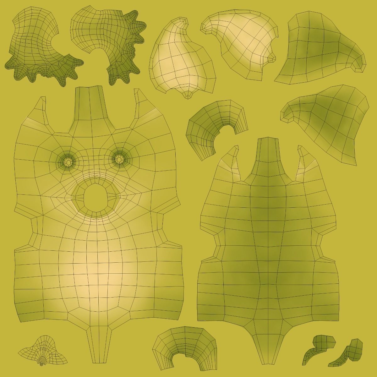 Chars Collection monster 3D model_136