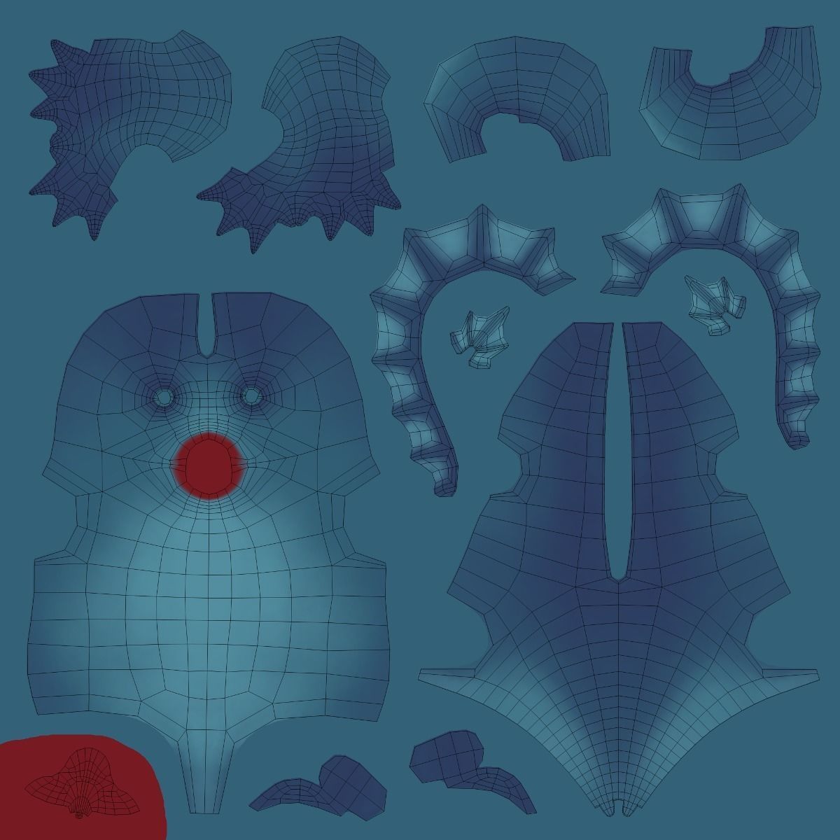 Chars Collection monster 3D model_31