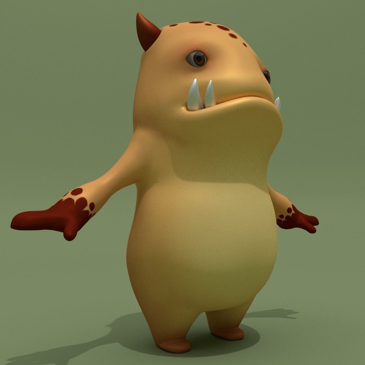 Chars Collection monster 3D model_4
