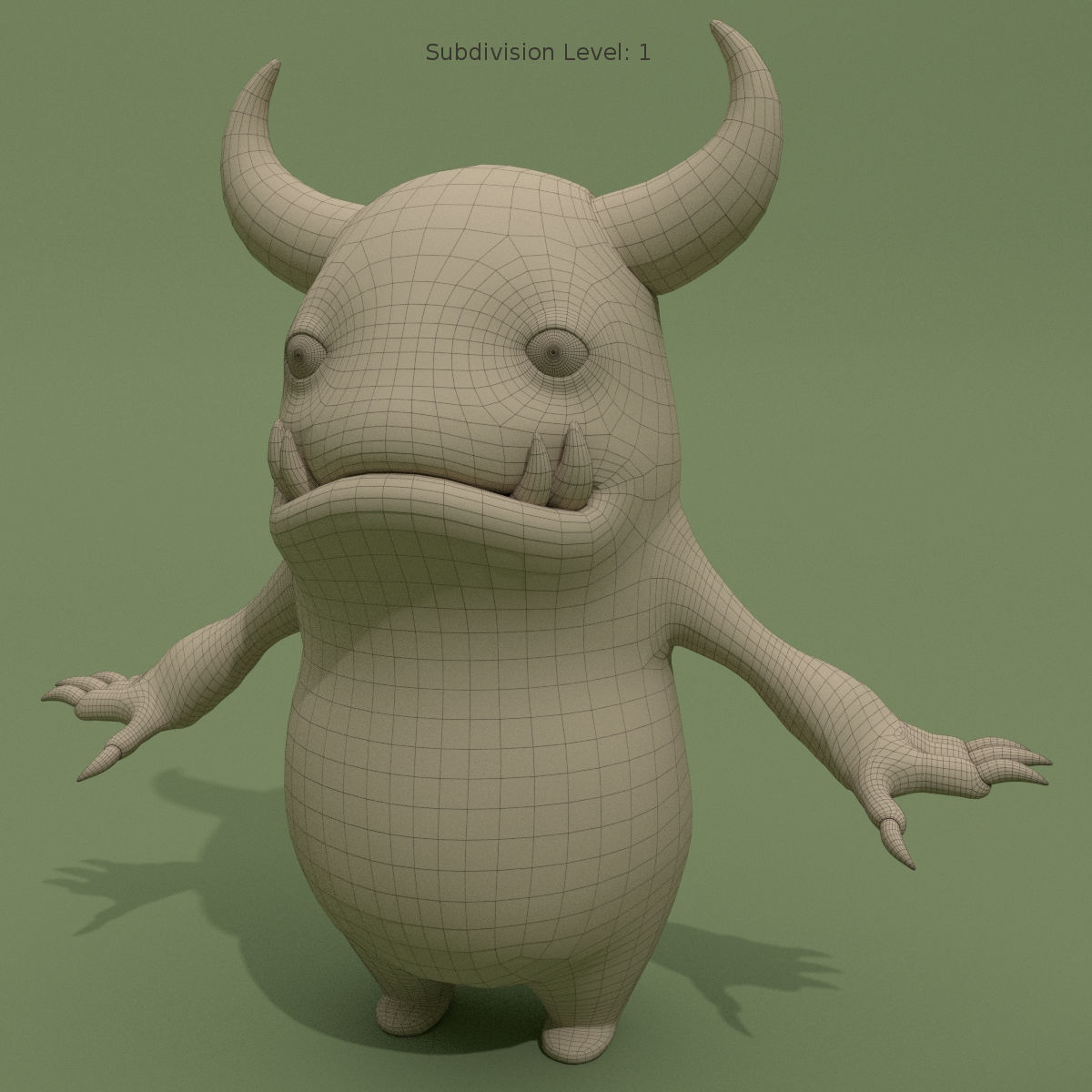Chars Collection monster 3D model_74