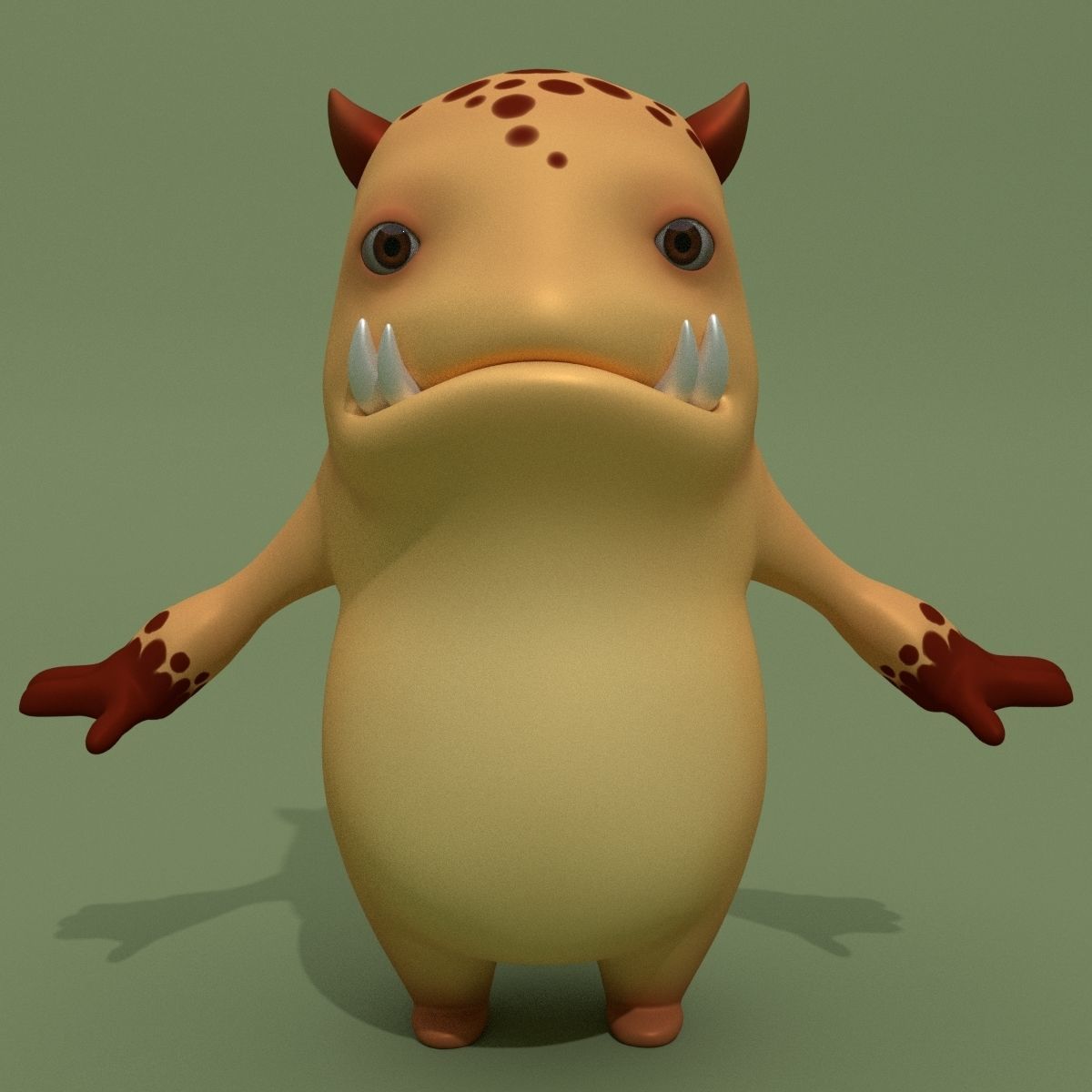 Chars Collection monster 3D model_3
