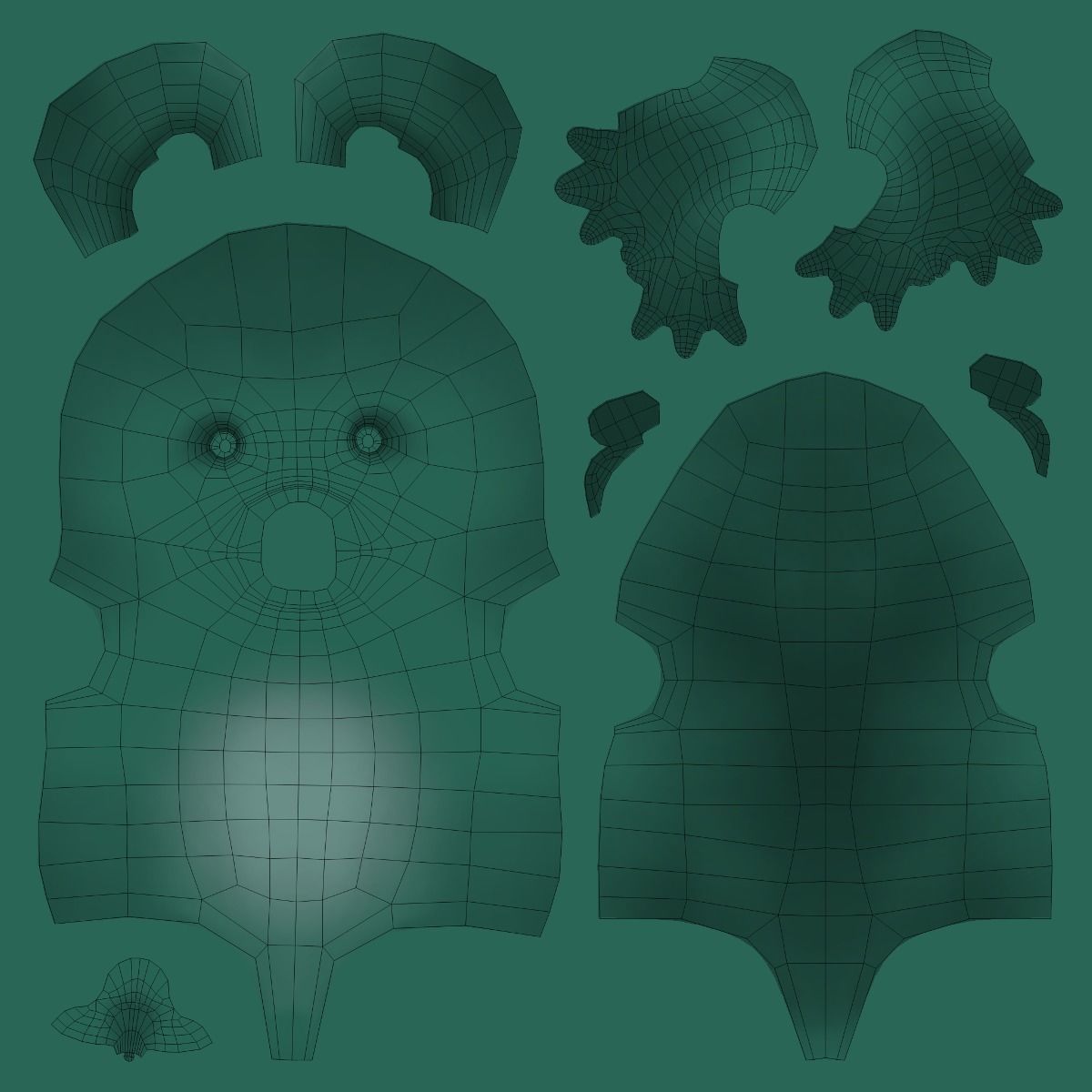 Chars Collection monster 3D model_121