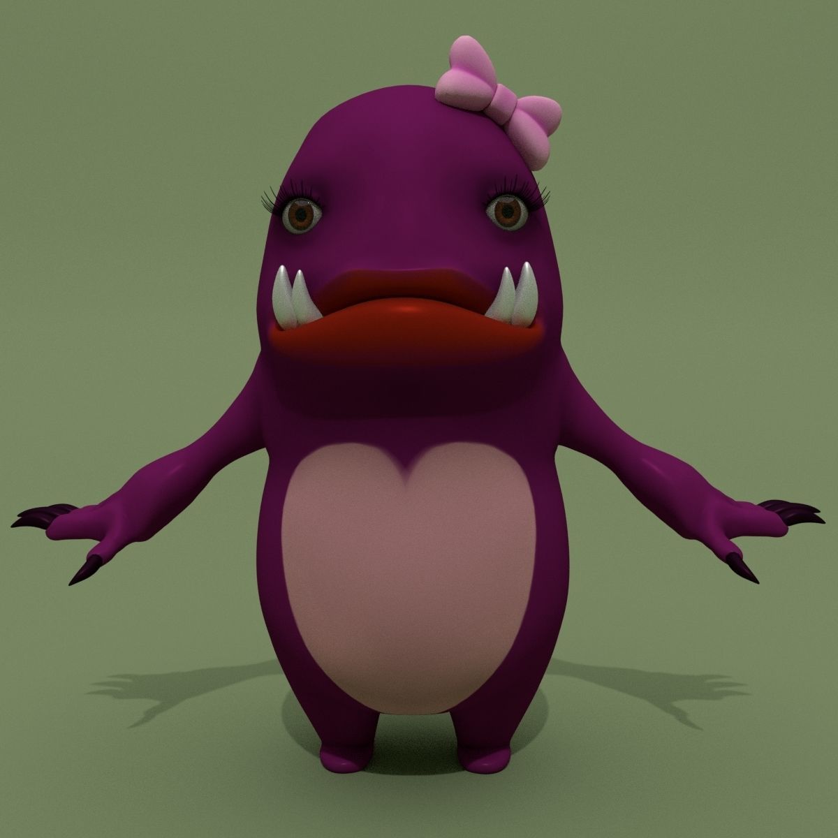 Chars Collection monster 3D model_40