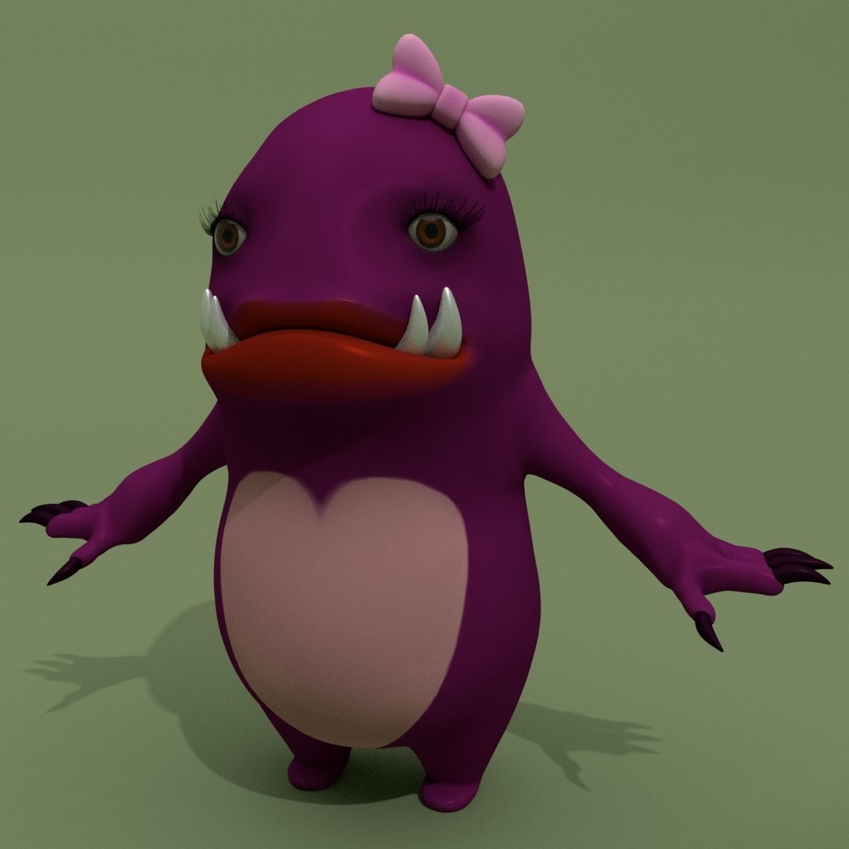 Chars Collection monster 3D model_33