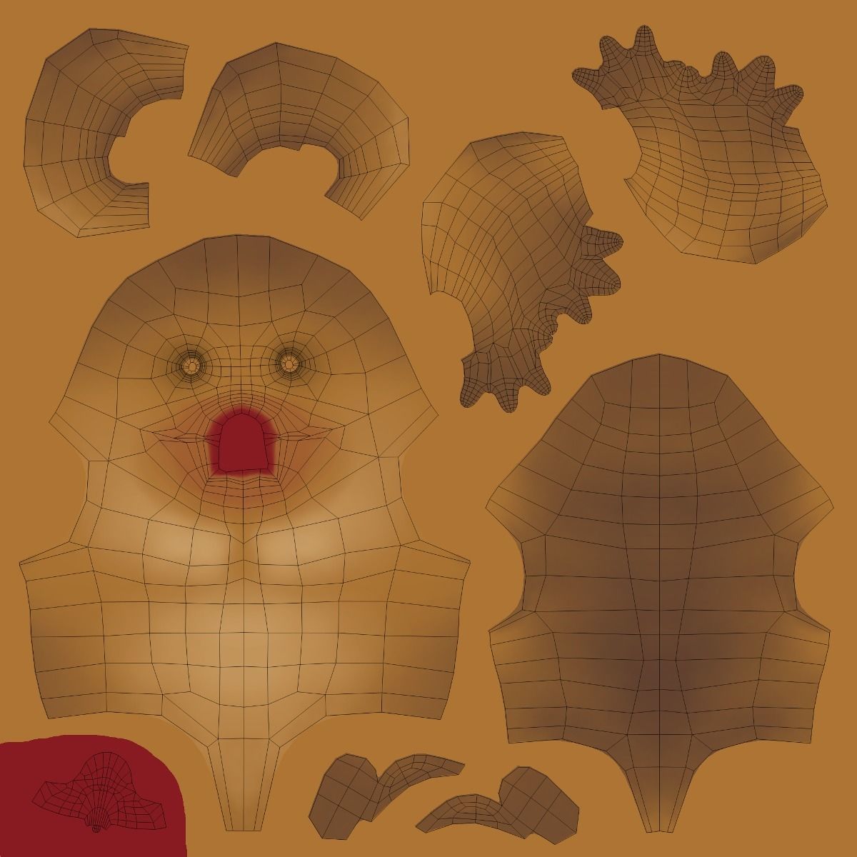 Chars Collection monster 3D model_61