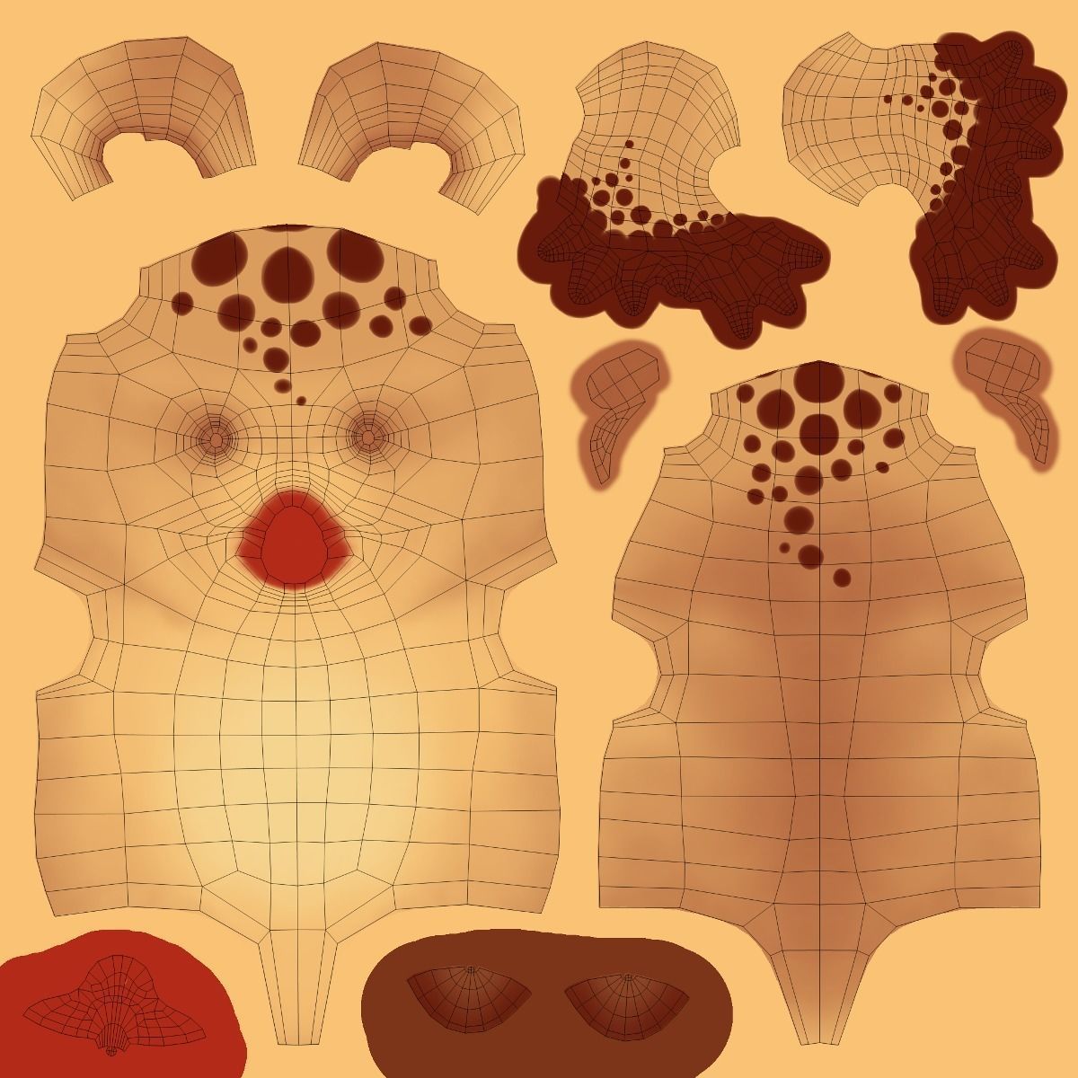 Chars Collection monster 3D model_16