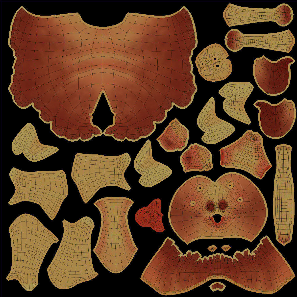 Cartoon Alien Lama Jessica 3D model_14