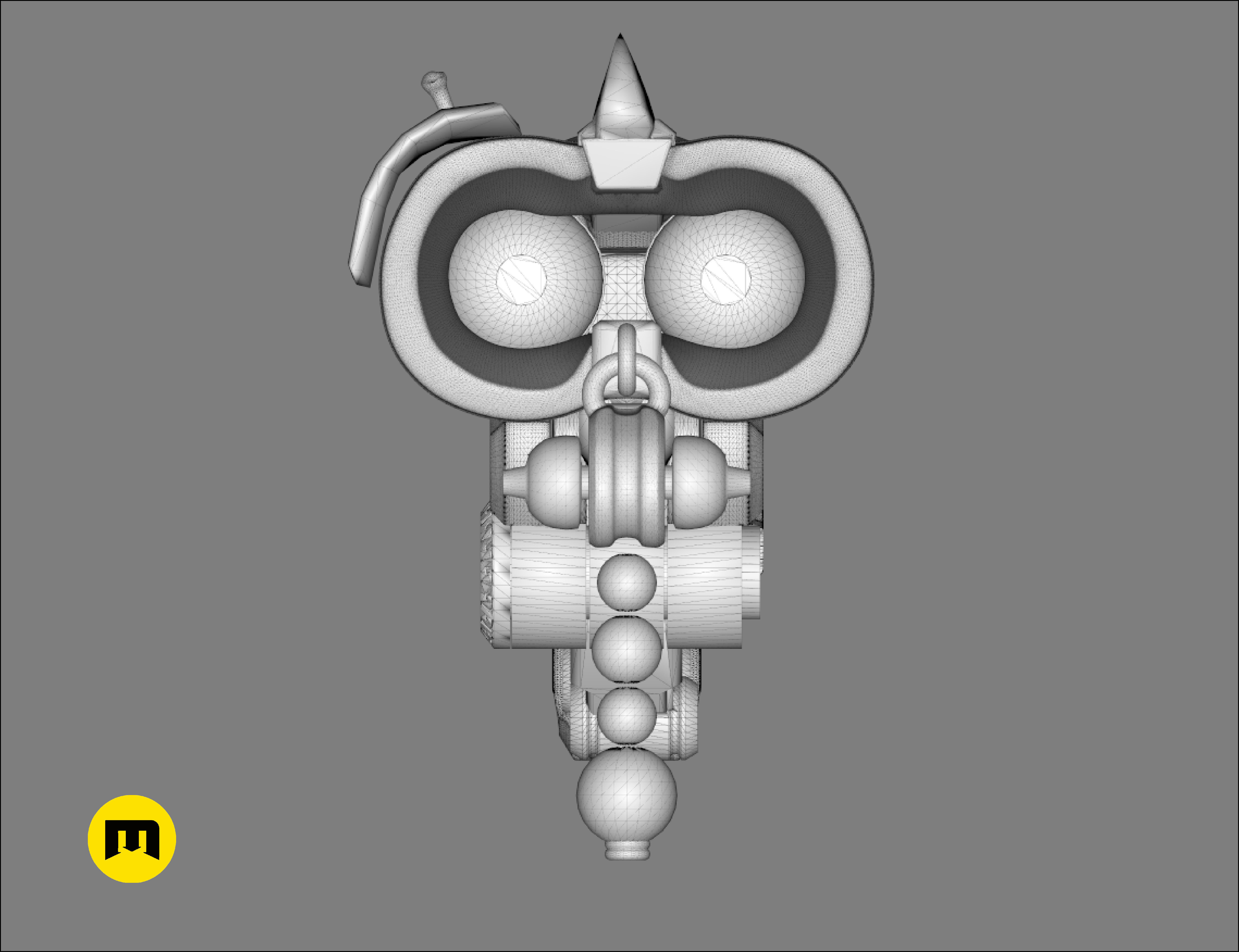 Overwatch Roadhog Gun Bajie 3D print model_32