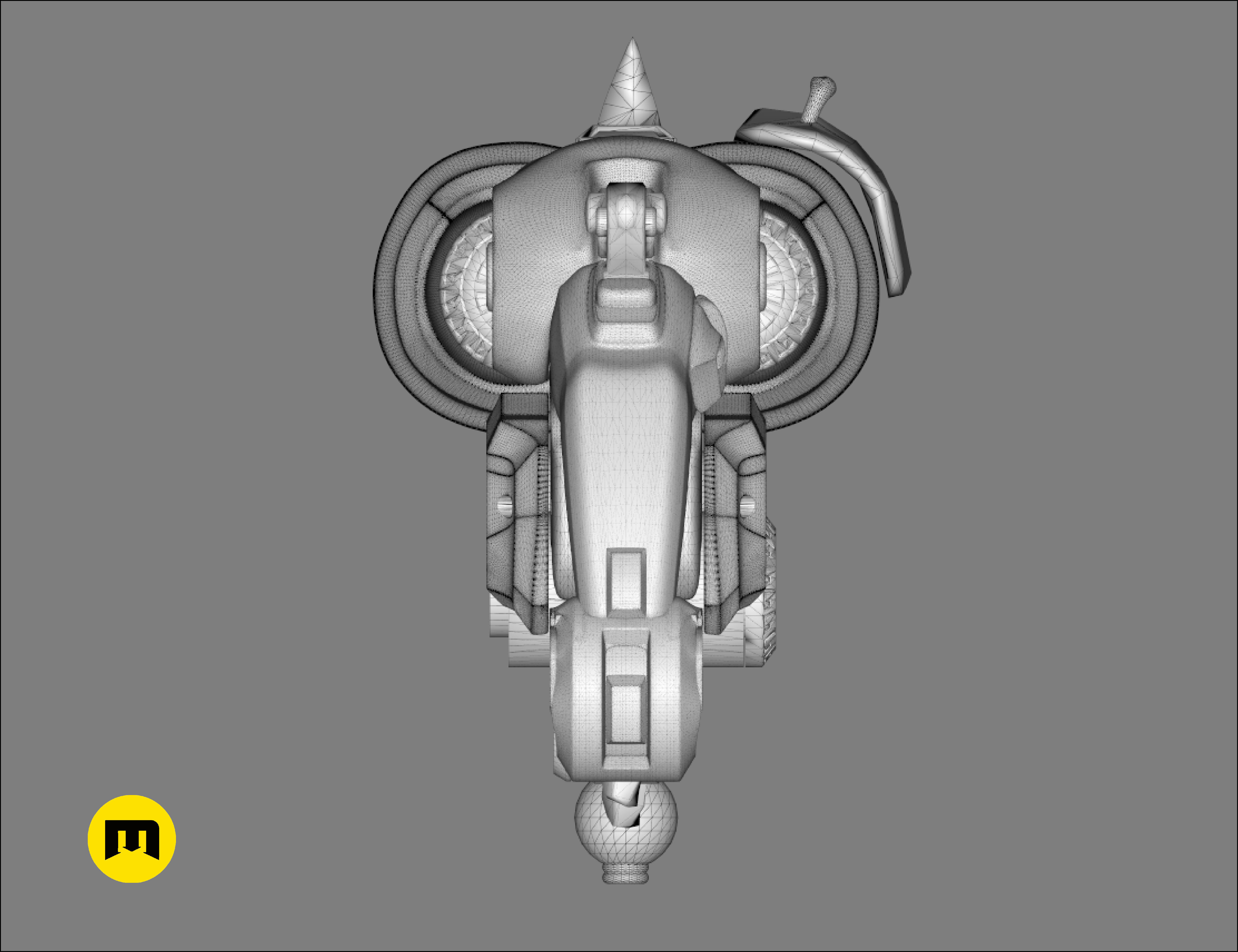 Overwatch Roadhog Gun Bajie 3D print model_33