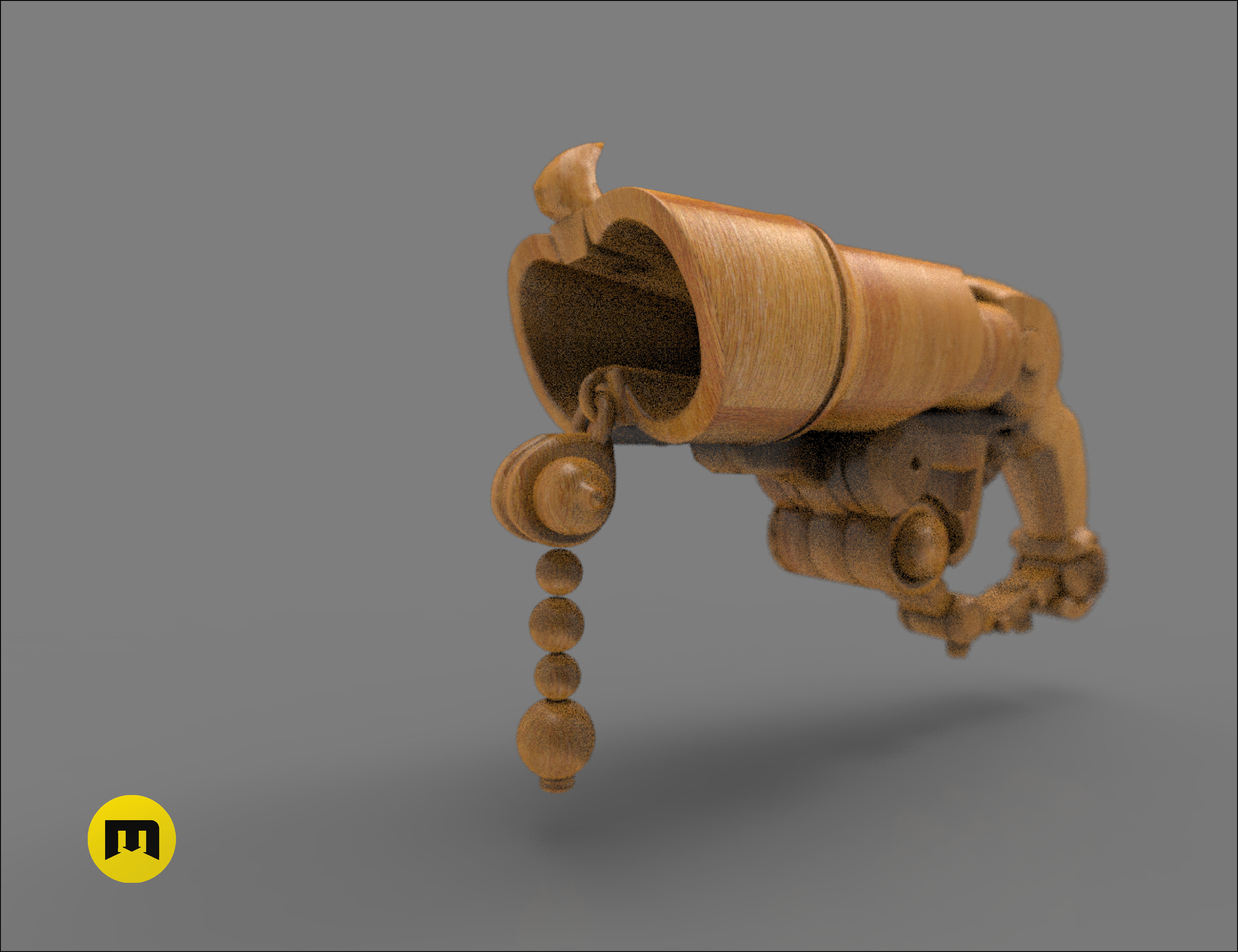 Overwatch Roadhog Gun Bajie 3D print model_9