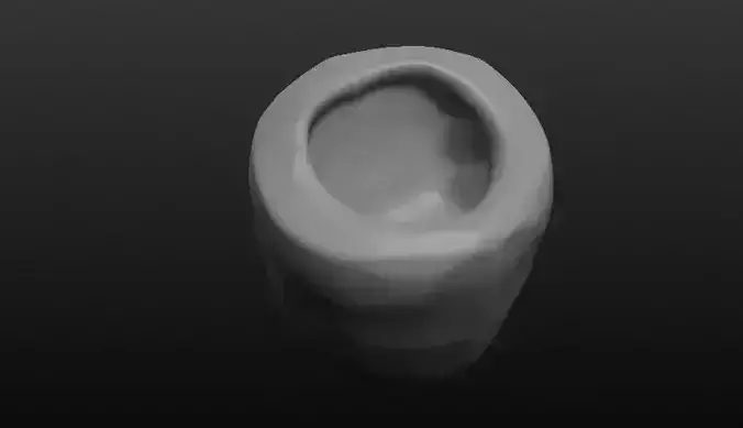 An object with a well