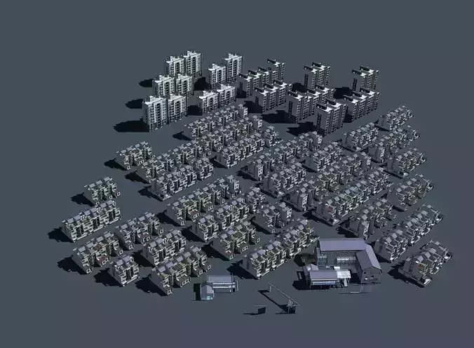 Architecture number of buildings