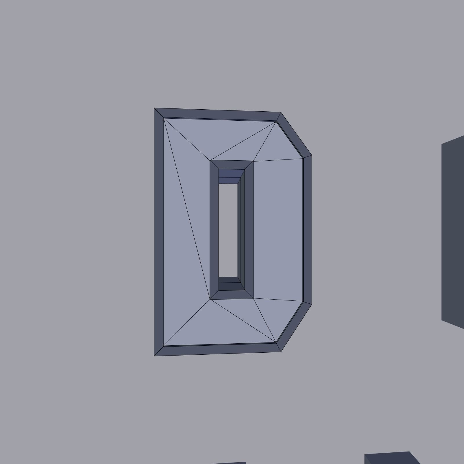 Alphabet Low-poly 3D model_19