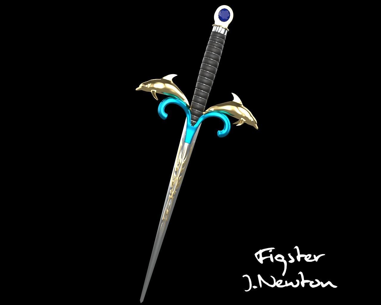 Battle Mermaid 3D model_23