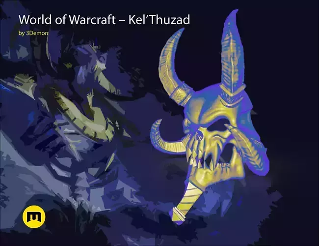 WoW Kel Thuzad Mask