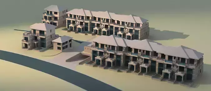 Architecture residential building