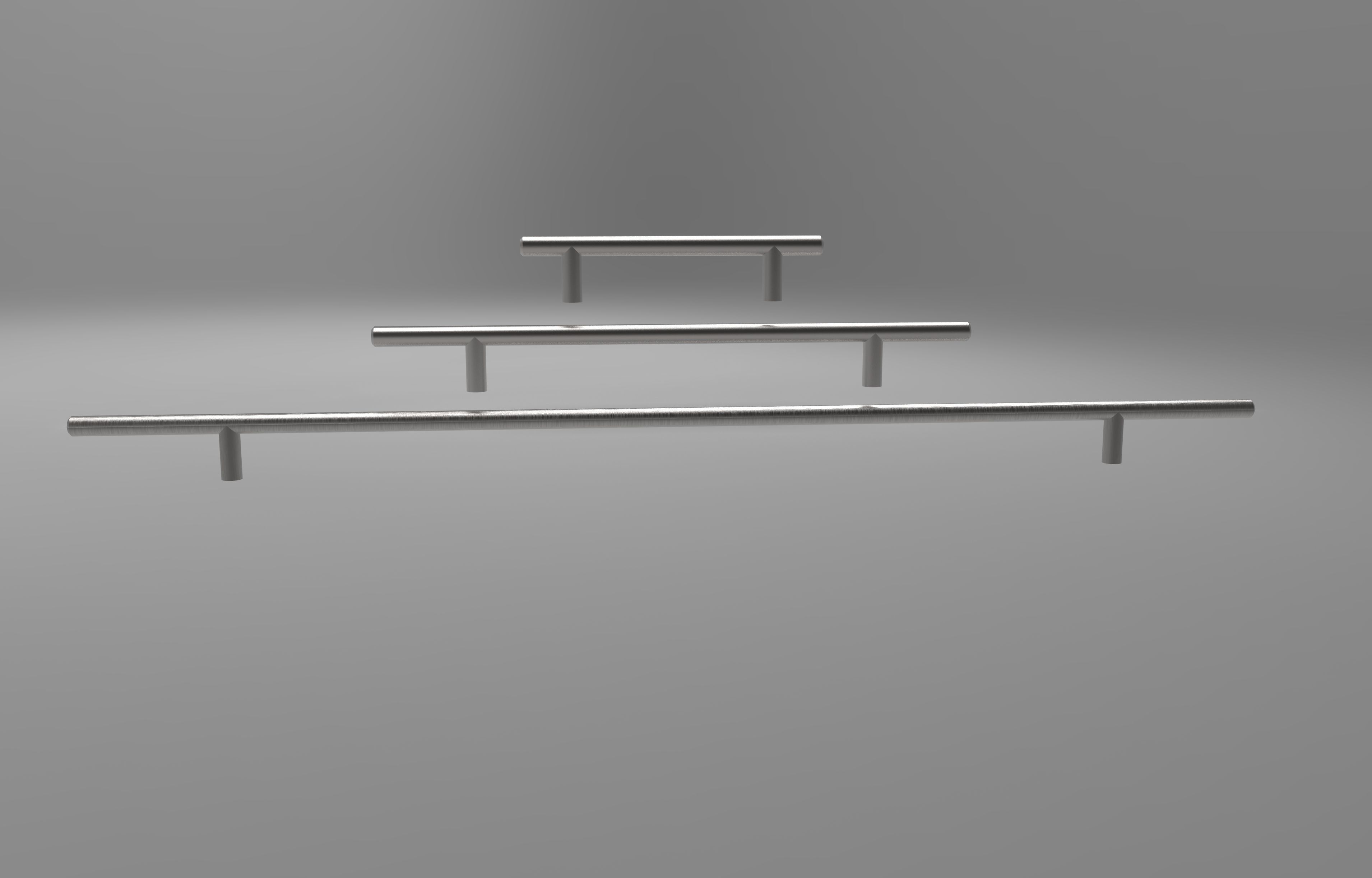 Modern Cabinet Handle Set 3D model_1