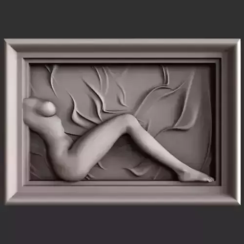 3d STL models for CNC naked woman
