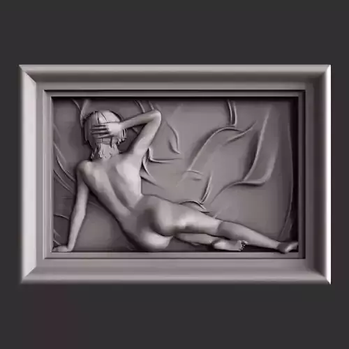 3d STL models for CNC naked woman2