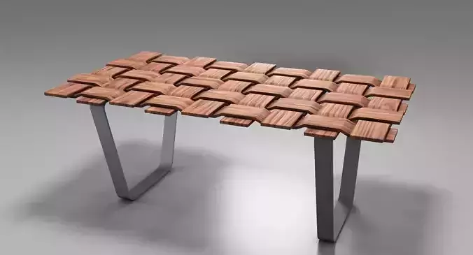 Checkmate Wooden Table